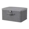 صندوق القماش الرمادي هو عبارة عن صندوق خزن منزلي Item Picture